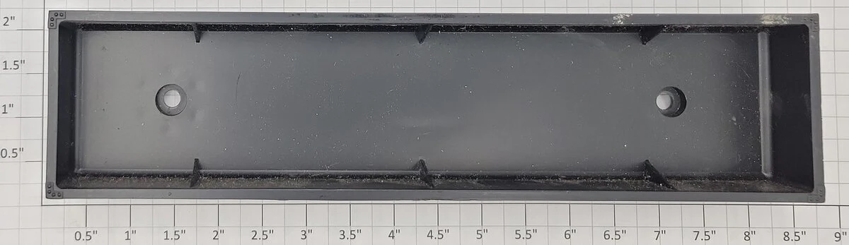 American Flyer PA9986 S Scale Black Baltimore and Ohio Gondola Body Shell #9301 - Image 2