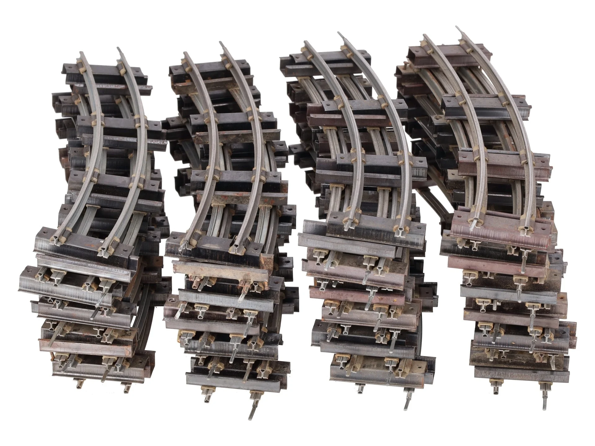 American Flyer Vintage S Postwar Curved Track Sections [43] VG - Image 2