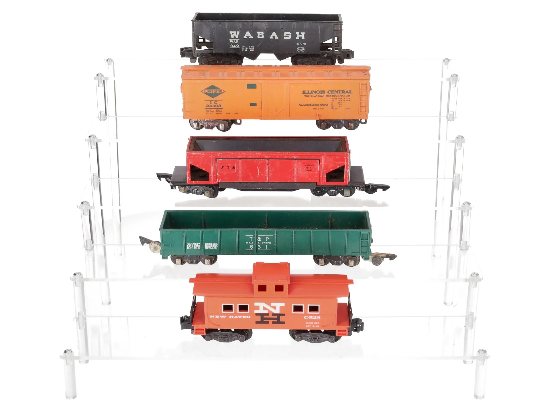 American Flyer Vintage S Postwar Freight Cars # 24403, 631, 716, 940 & C-528 [5] VG - Image 2