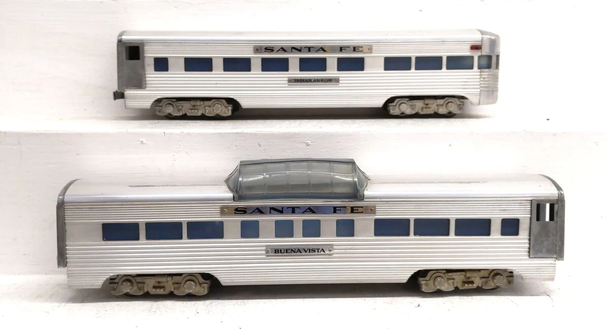 American Models Vintage O ATSF Passenger Cars [2] VG - Image 2