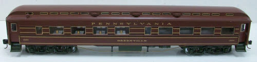 Aristo-Craft 31501 G Scale PRR Heavyweight "Greenville" Diner Car - Metal Wheels NIB - Image 2