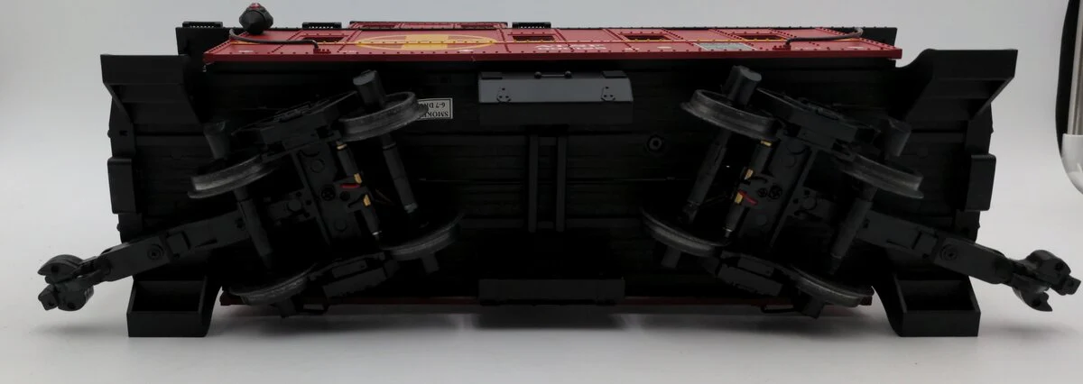 Aristo-Craft 42106 G Santa Fe Long Steel Caboose w/Metal Wheels #999125 EX/Box - Image 3