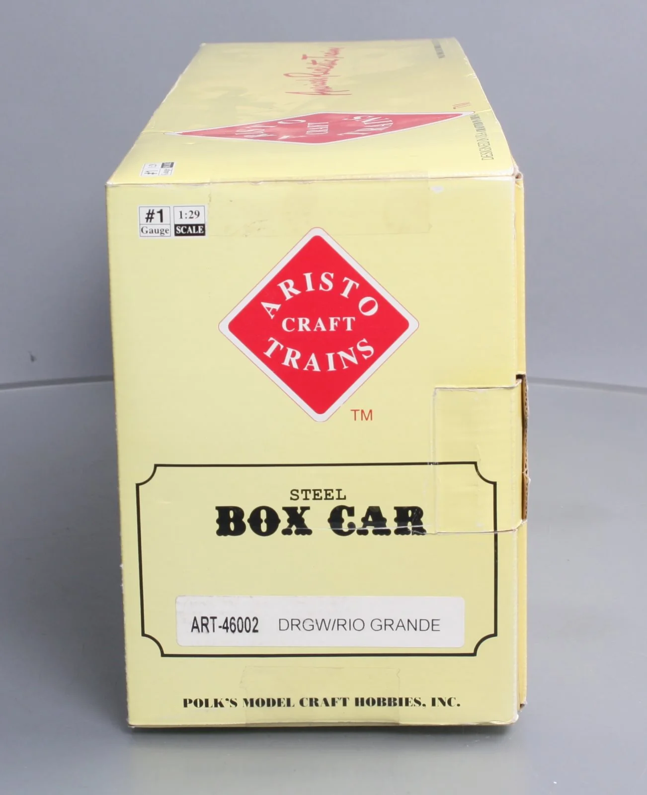 Aristo-Craft 46002 Rio Grande Boxcar w/Plastic Wheels #67845 EX/Box - Image 12