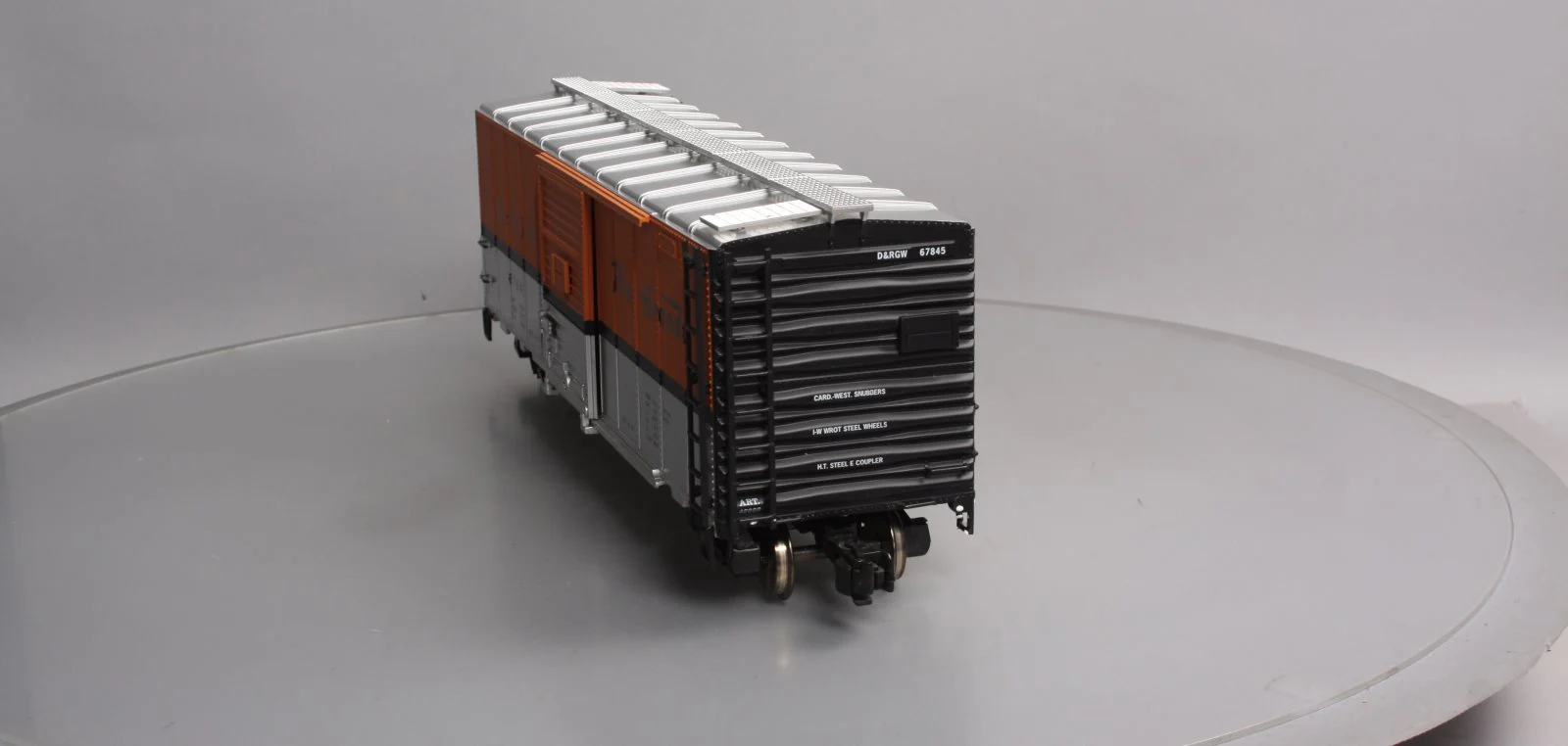 Aristo-Craft 46002 Rio Grande Boxcar w/Plastic Wheels #67845 EX/Box - Image 8