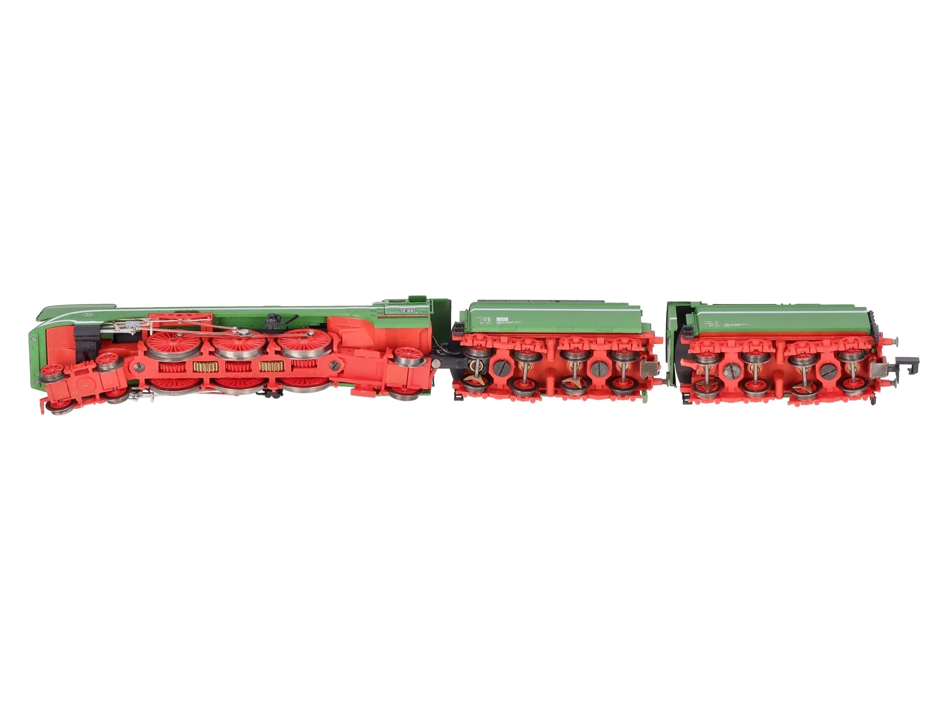 Arnold 2504 N Scale Brass DR 4-6-2 Steam Locomotive and Tenders #18201 VG/Box - Image 5