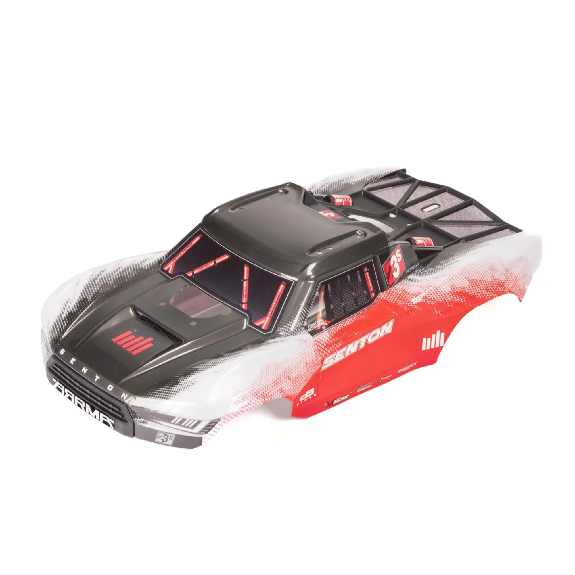 ARRMA ARA-1626 1:10 SENTON Clipless Red Painted Decaled Trimmed Body