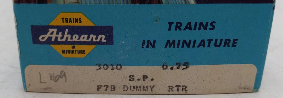 Athearn 3010 HO Southern Pacific DMY F7B Diesel Locomotive #8237 EX/Box - Image 5