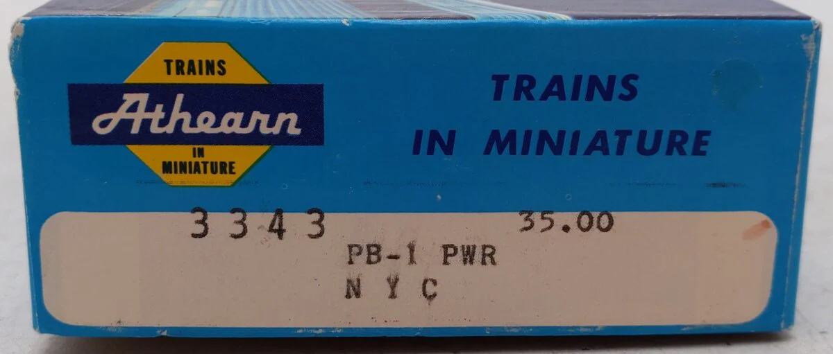 Athearn 3343 HO NYC PB-1 Powered Diesel Locomotive #4303 EX/Box - Image 9
