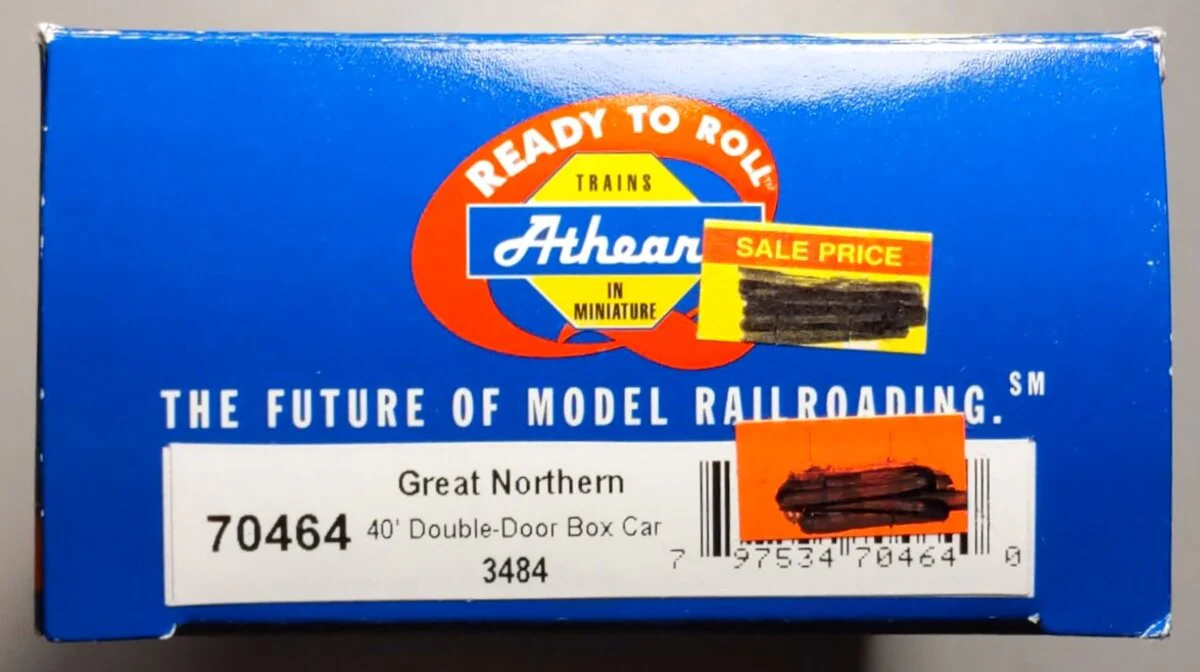 Athearn 70464 HO Scale GN 40' Double Door Boxcar #3484 - Image 2