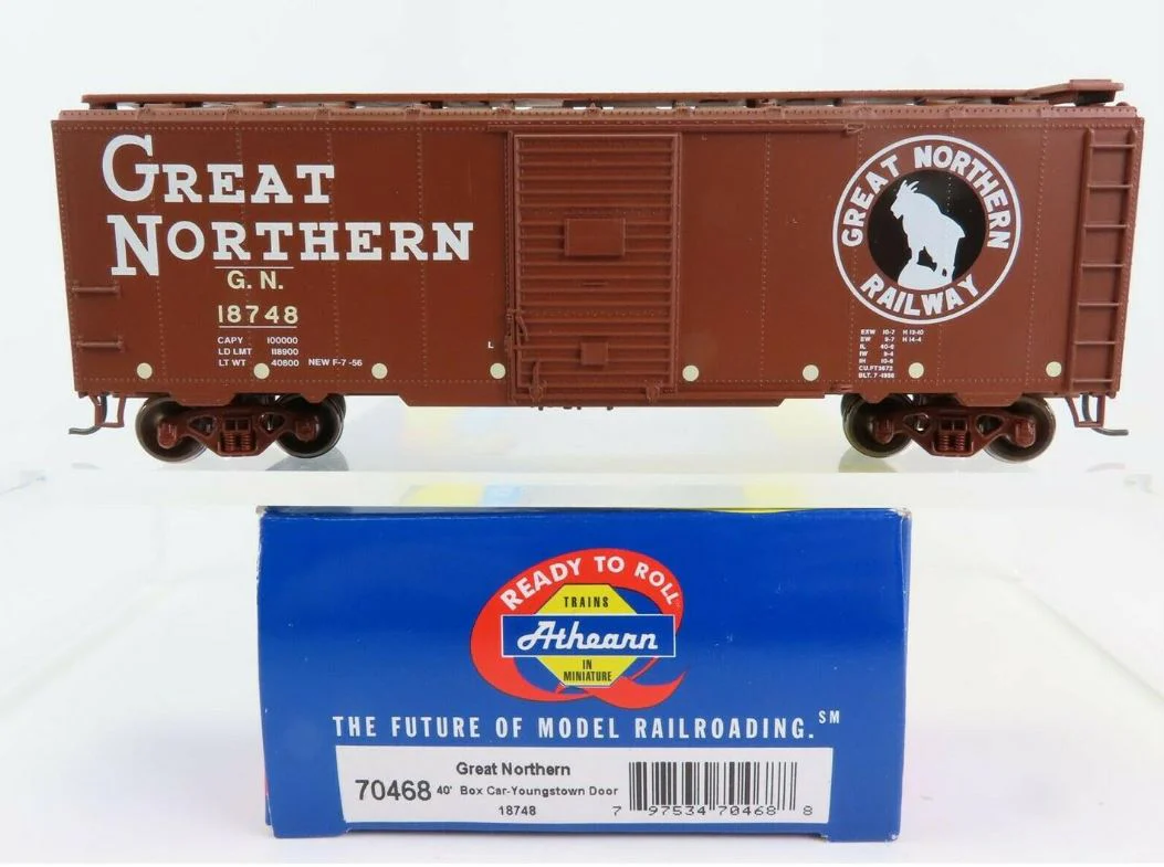 Athearn 70468 HO Scale Great Northern 40' Box Car #18748
