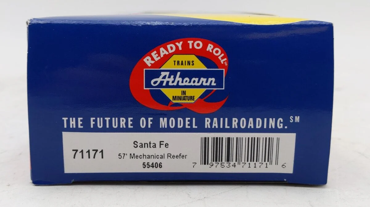 Athearn 71171 HO Scale Santa Fe "Super Shock" 57' Mechanical Reefer #55406 LN/Box - Image 5
