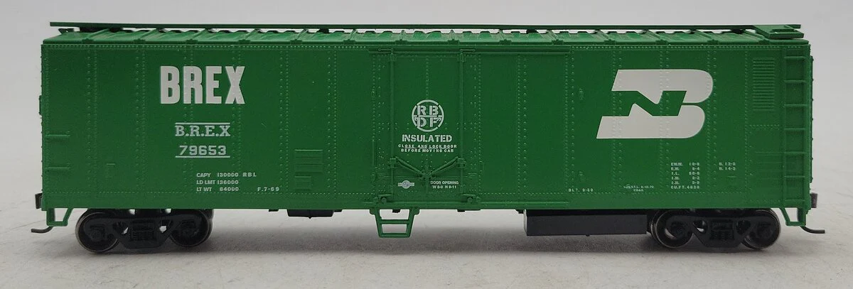 Athearn 75462 HO Scale BREX/BN 50' Mechanical Reefer #79653 LN/Box - Image 2
