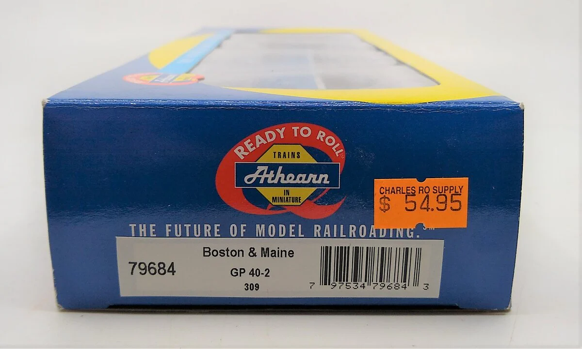 Athearn 79684 HO Boston & Maine EMD GP40-2 Diesel Locomotive #309 LN/Box - Image 5