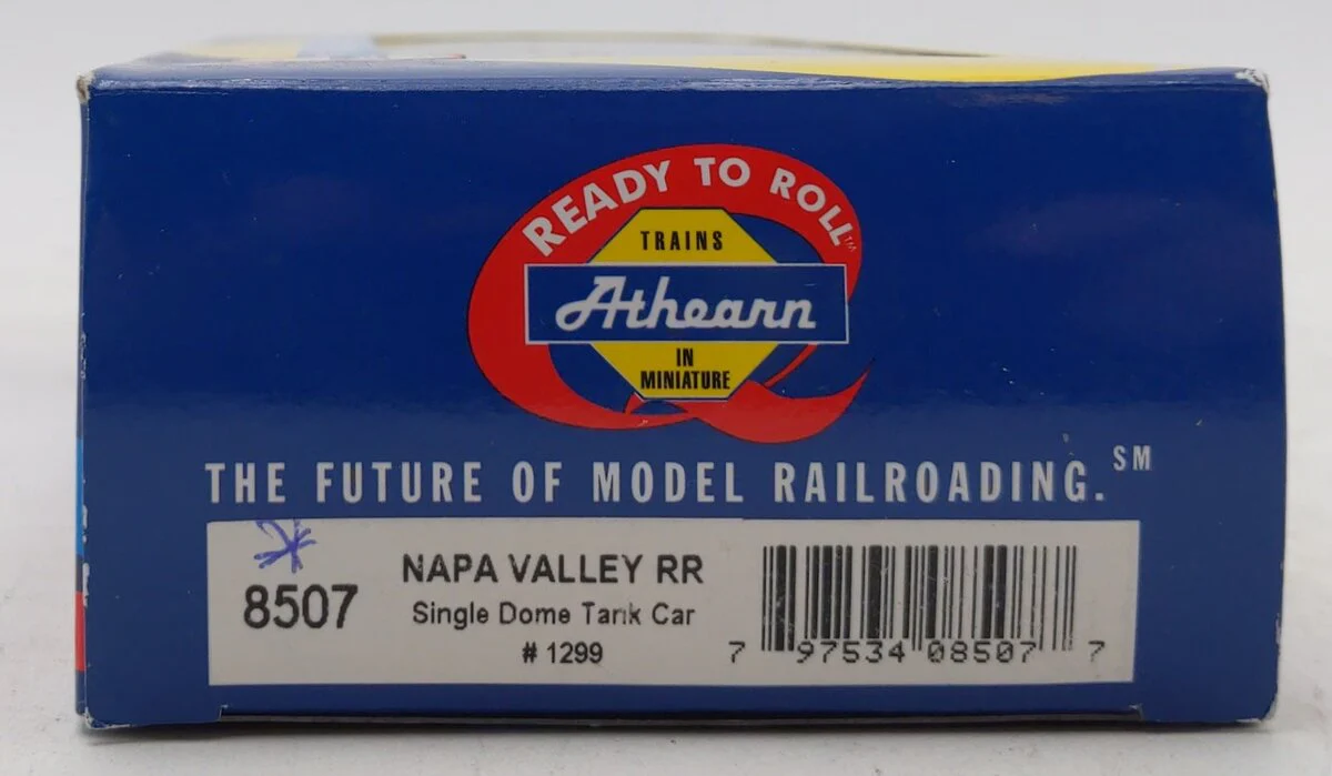 Athearn 8507 HO Scale Napa Valley Railroad Single-Dome Tank Car #1299 LN/Box - Image 5