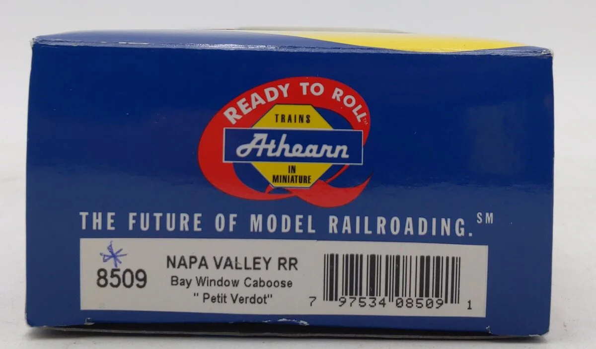 Athearn 8509 HO Napa Valley Wine Train "Petit Verdot" Bay Window Caboose LN/Box - Image 5