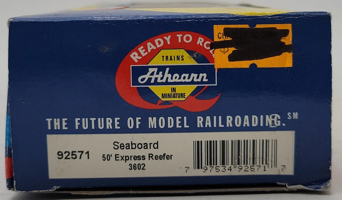 Athearn 92571 HO Seaboard 50' Express Reefer #3602 LN/Box - Image 6