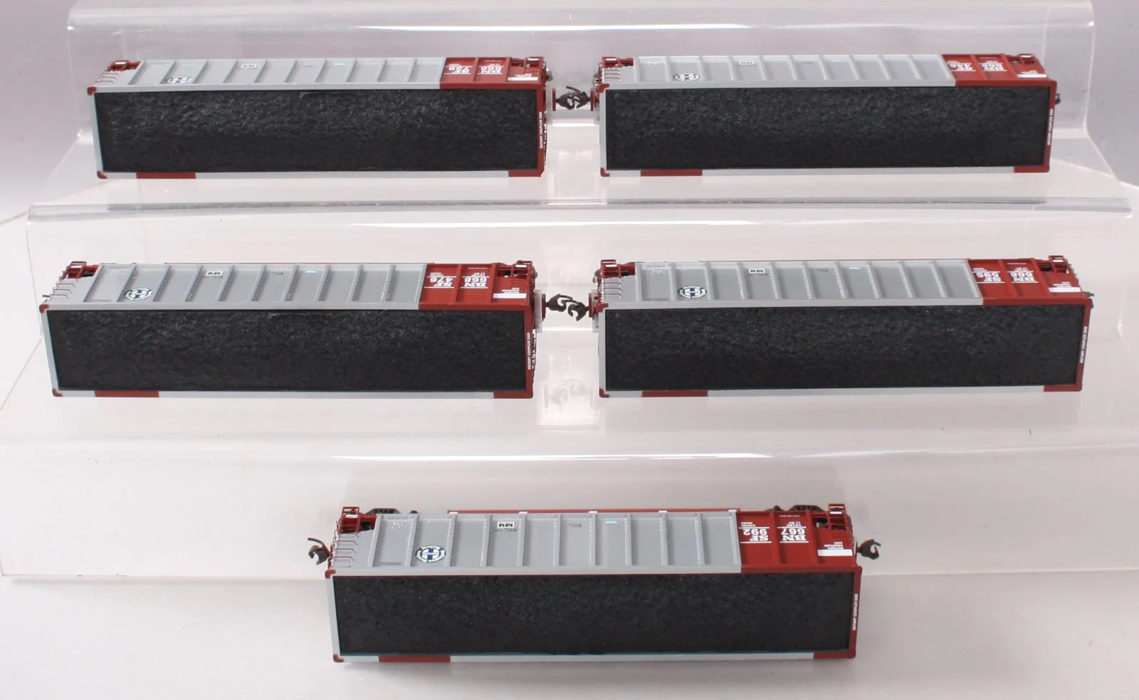 Athearn 93005 ho BNSF BethGon Coalporter #2 (Pack of 5) EX/Box - Image 3