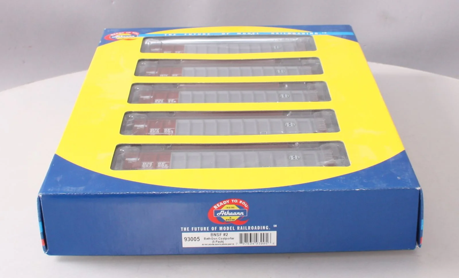 Athearn 93005 ho BNSF BethGon Coalporter #2 (Pack of 5) EX/Box - Image 5