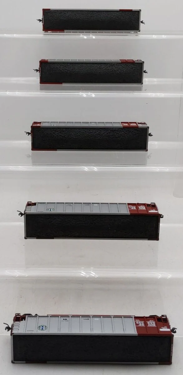 Athearn 93038 HO Burlington Northern Santa Fe BethGon Coalporter (Pack of 5) EX/Box - Image 3