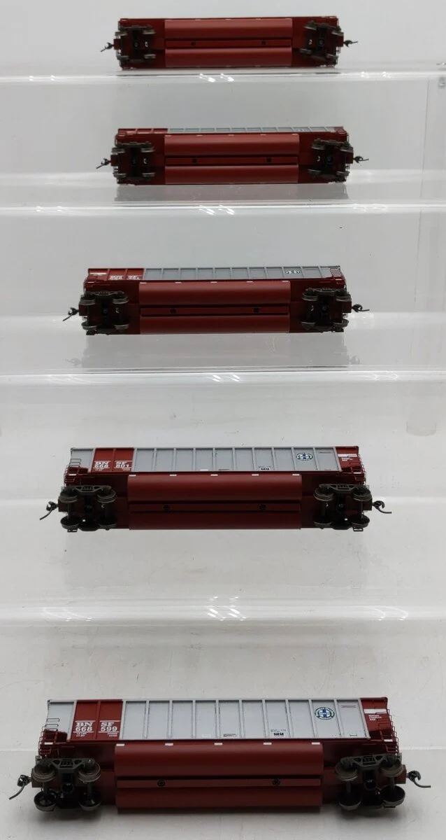 Athearn 93038 HO Burlington Northern Santa Fe BethGon Coalporter (Pack of 5) EX/Box - Image 4