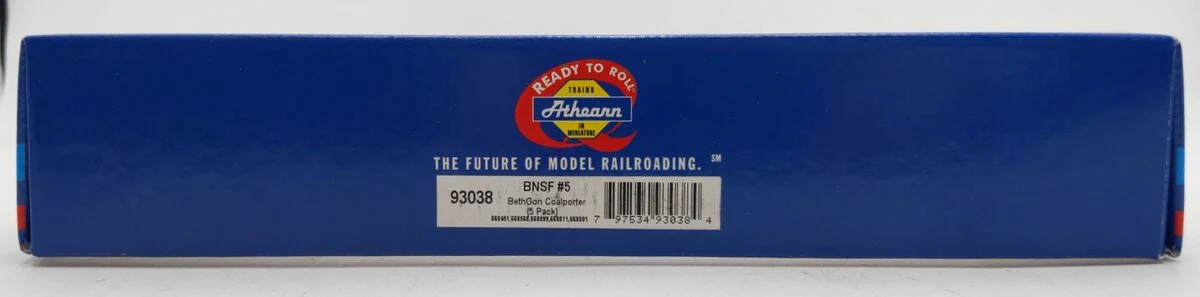 Athearn 93038 HO Burlington Northern Santa Fe BethGon Coalporter (Pack of 5) EX/Box - Image 7