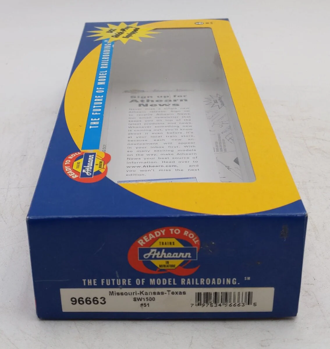 Athearn 96663 HO Missouri Kansas Texas RTR SW1500 Diesel Locomotive #51 EX/Box - Image 7