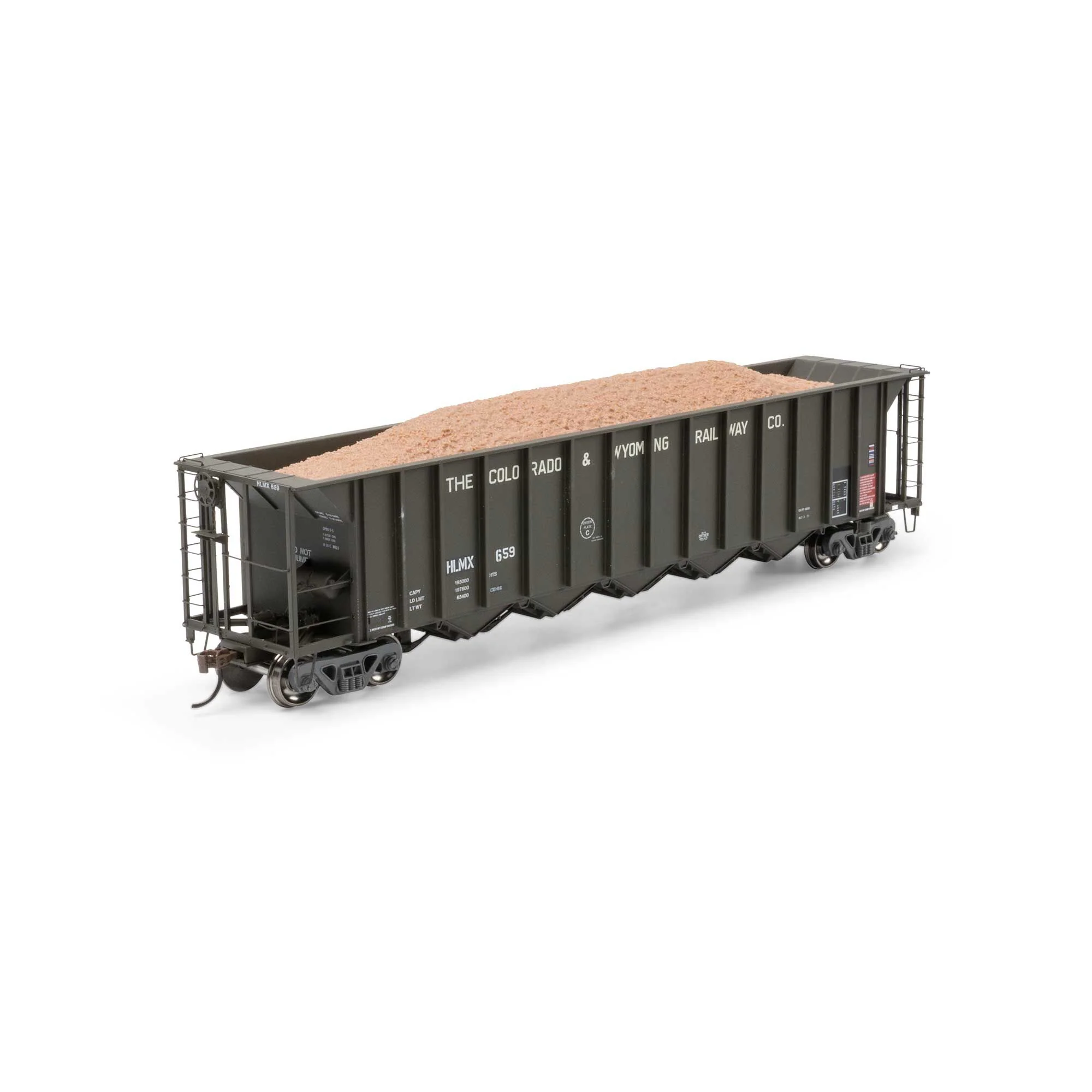 Athearn 98496 HO HLMX 5-Bay Rapid Discharge Hopper RTR #659