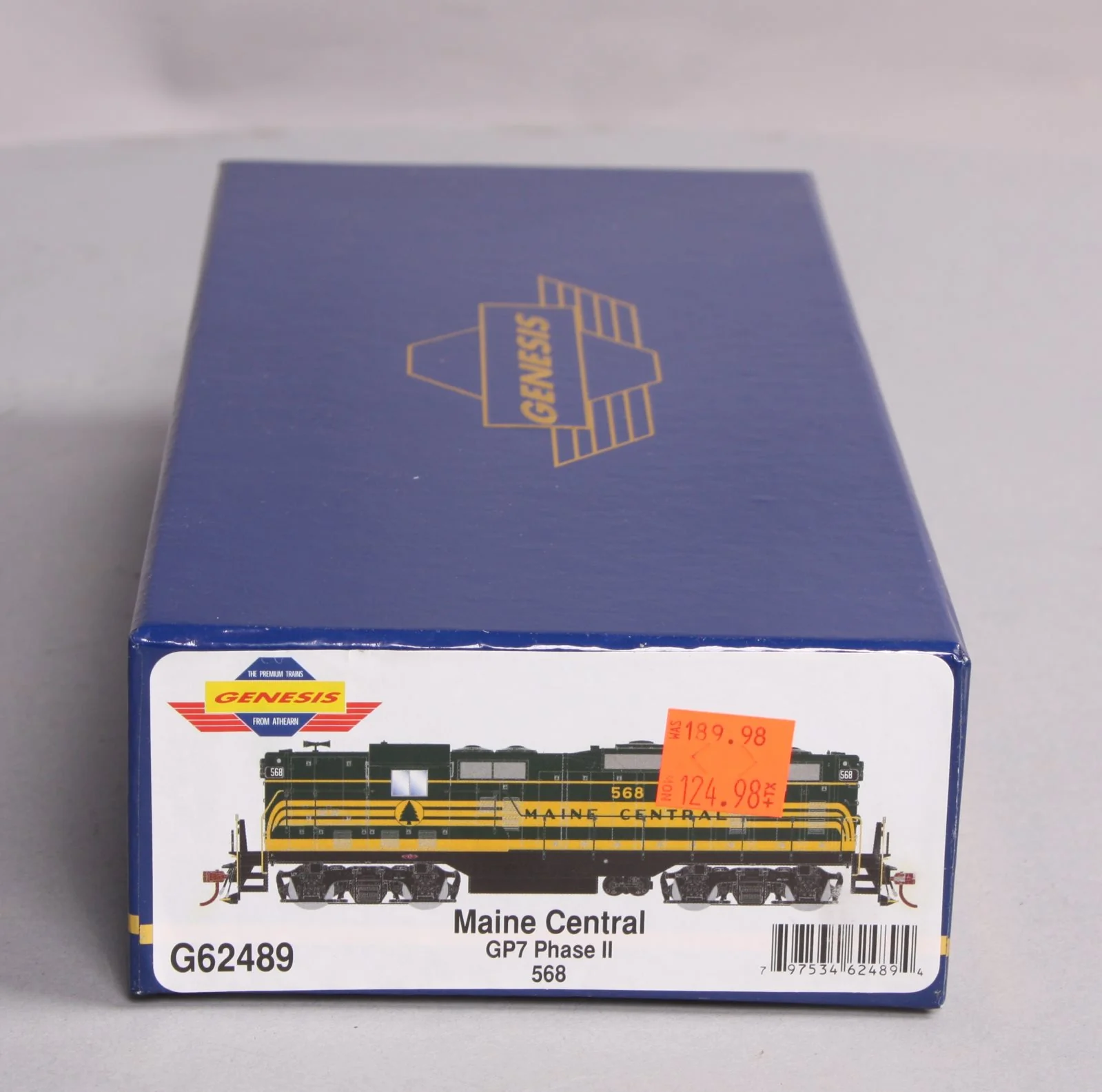 Athearn G62489 Genesis HO Maine Central GP7 Diesel Locomotive #568 LN/Box - Image 10