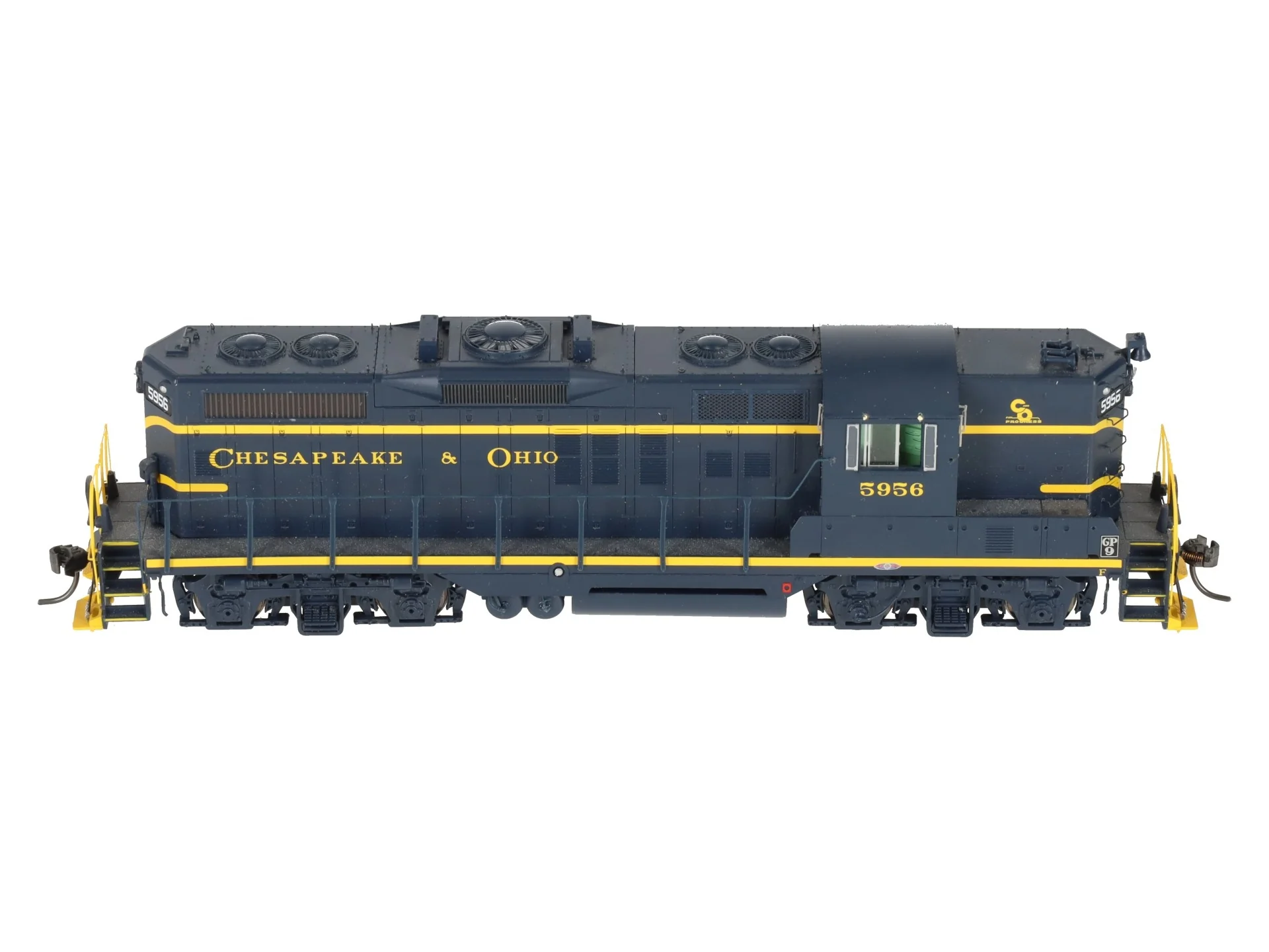 Athearn G62652 HO Chesapeake & Ohio EMD GP9 Locomotive W/Sound #5956 EX/Box - Image 10