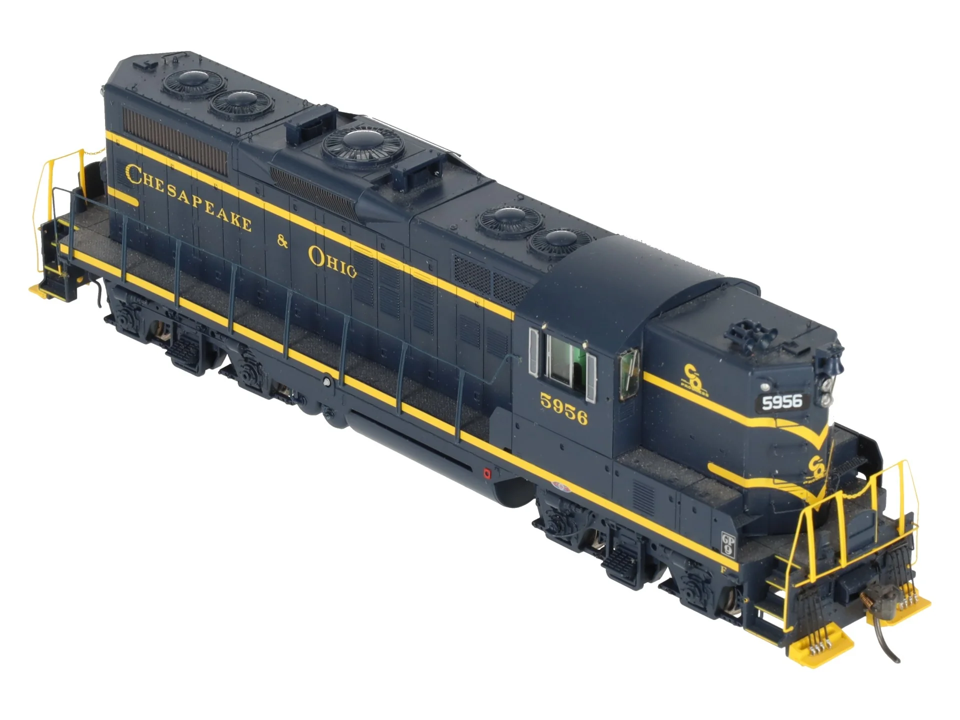 Athearn G62652 HO Chesapeake & Ohio EMD GP9 Locomotive W/Sound #5956 EX/Box - Image 11