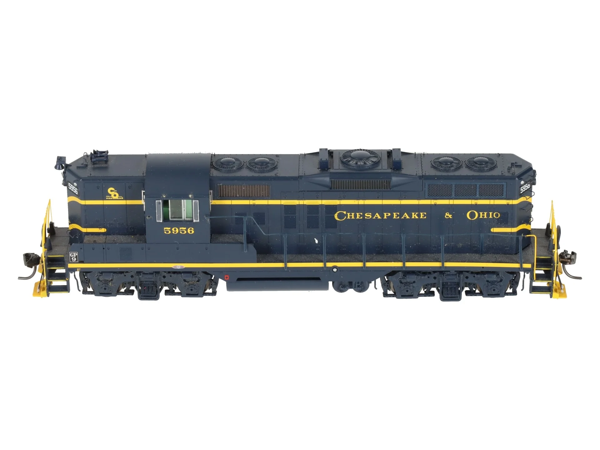 Athearn G62652 HO Chesapeake & Ohio EMD GP9 Locomotive W/Sound #5956 EX/Box - Image 6