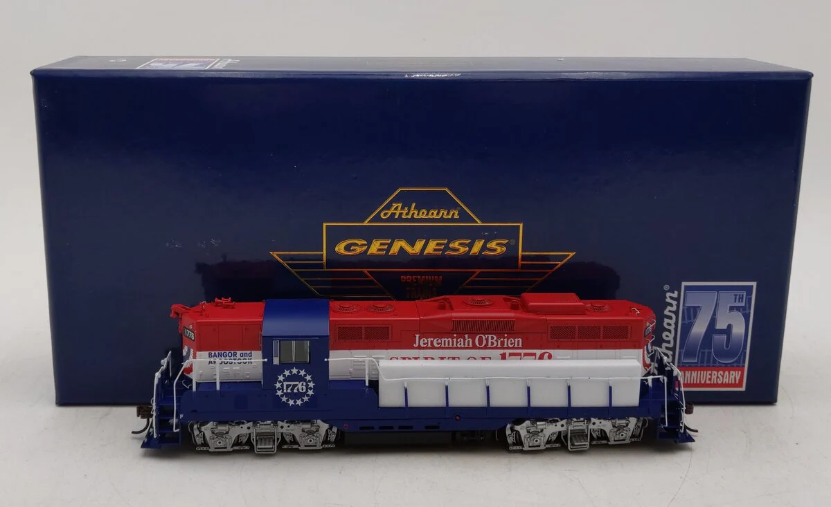 Athearn G82246 HO Bangor and Aroostook Railroad GP7 Diesel Locomotive #1776 LN/Box