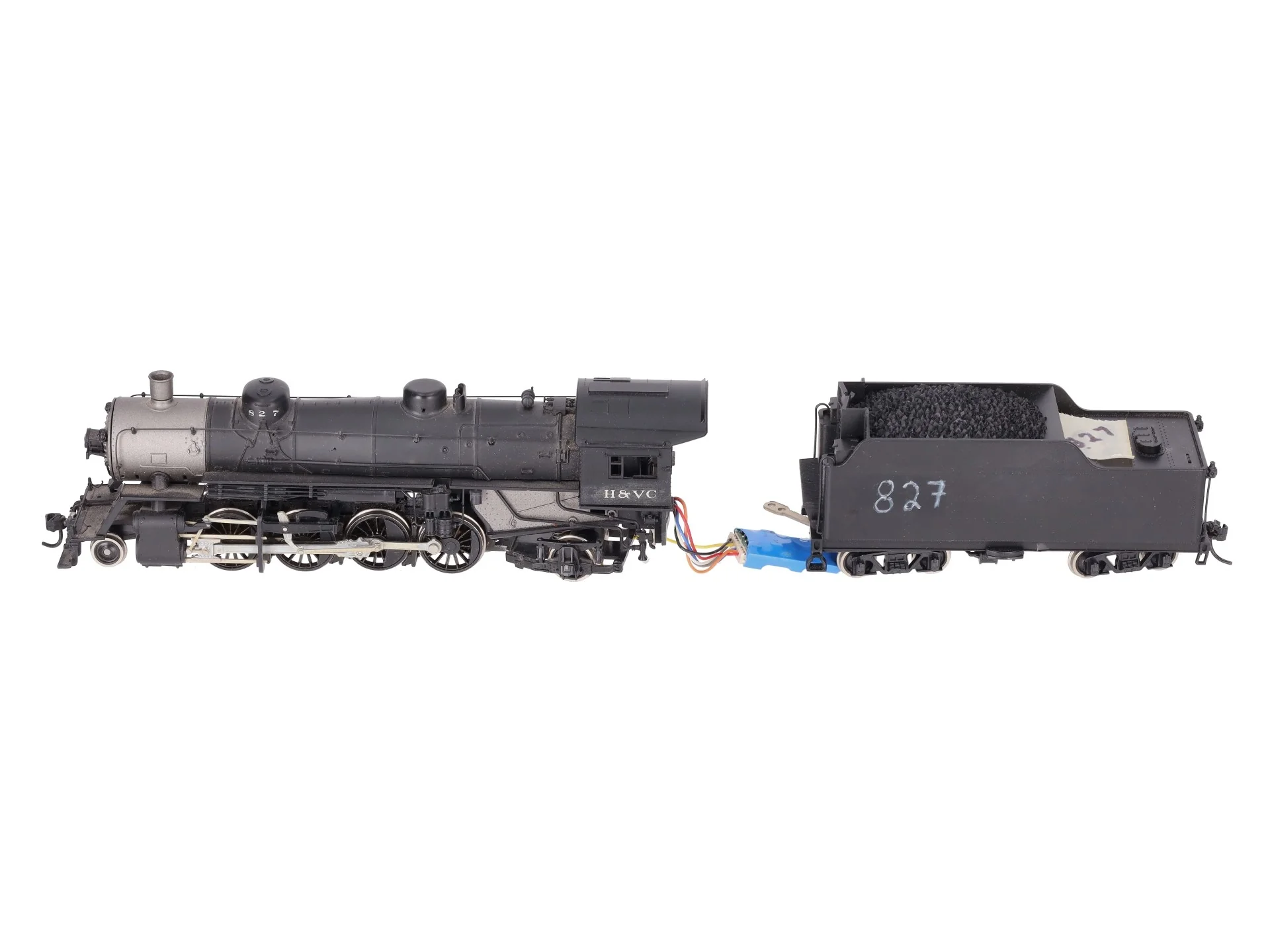 Athearn G9001 HO Scale H&VC USRA 2-8-2 Mikado Steam Locomotive & Tender - Custom/Box - Image 6