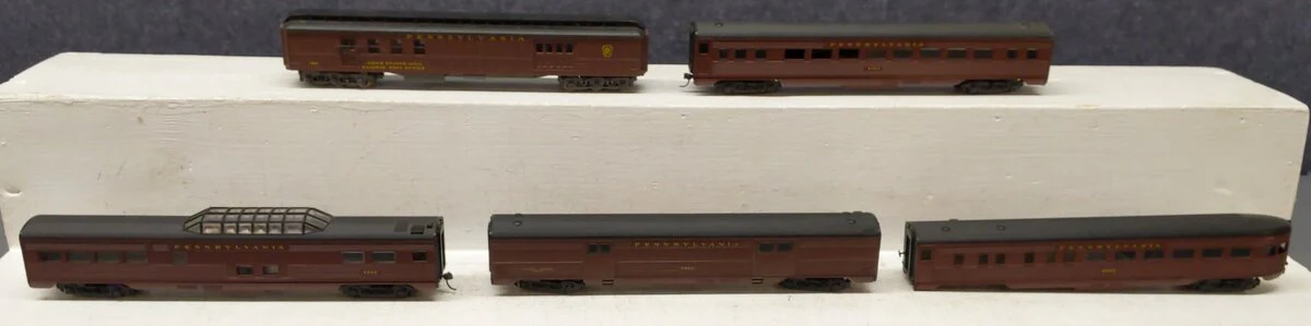 Athearn & Rivarossi HO Scale Pennsylvania Railroad Passenger Cars [5] VG - Image 2