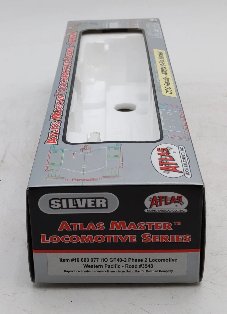 Atlas 10000977 HO Scale Western Pacific GP40-2 Diesel Locomotive #3548 LN/Box - Image 7