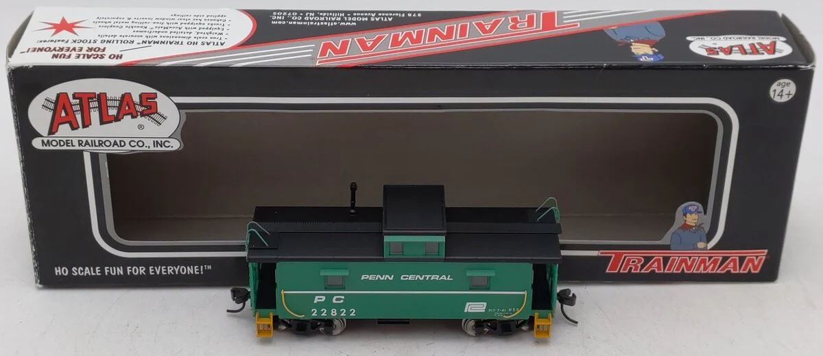 Atlas 11319 HO Penn Central Cupola Caboose #22822 LN/Box