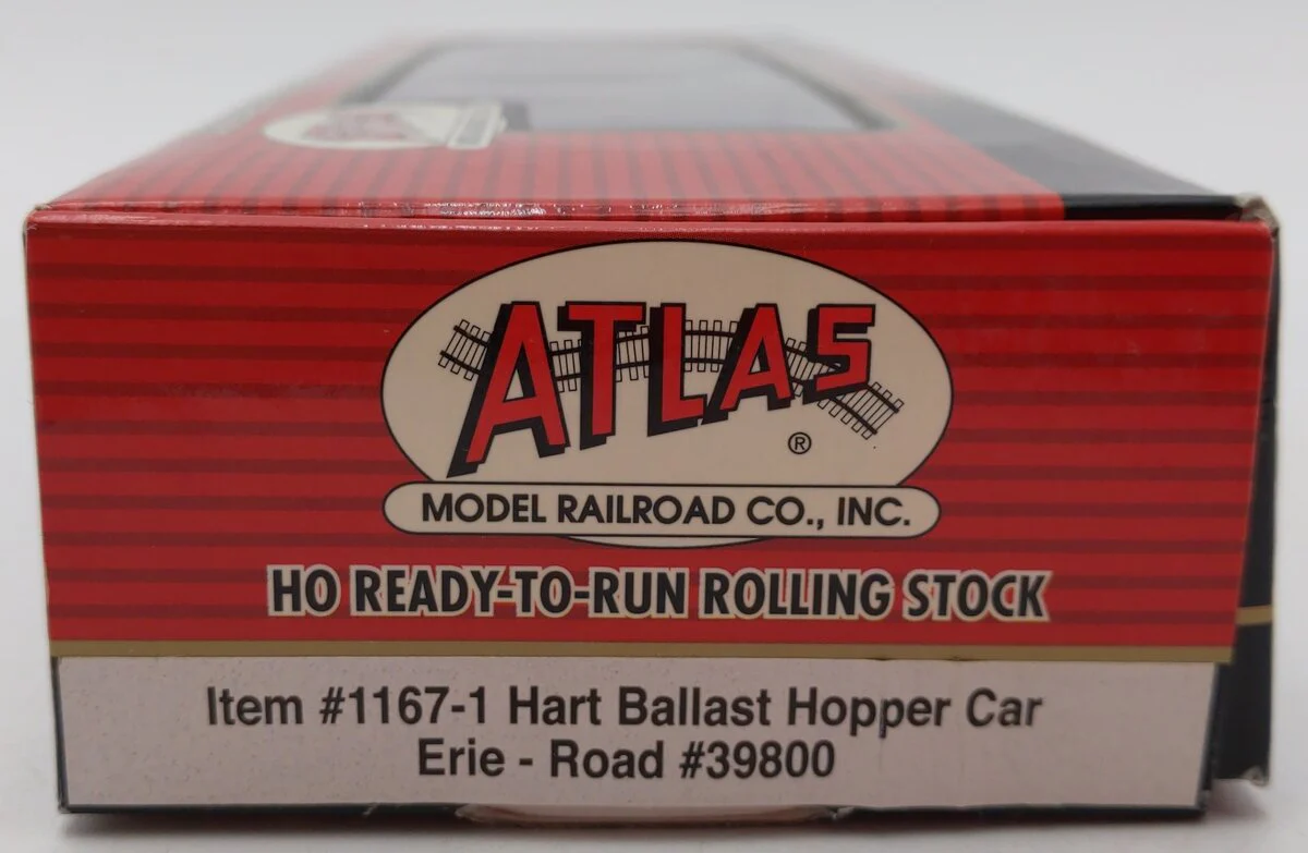 Atlas 1167-1 Erie Hart Ballast Hopper Car #39800 MT/Box - Image 7