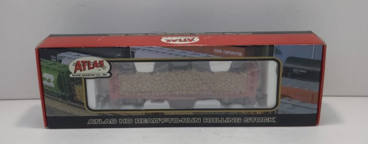 Atlas 1614-2 HO Maine Central GSC Pulpwood Flat Car #7714 MT/Box