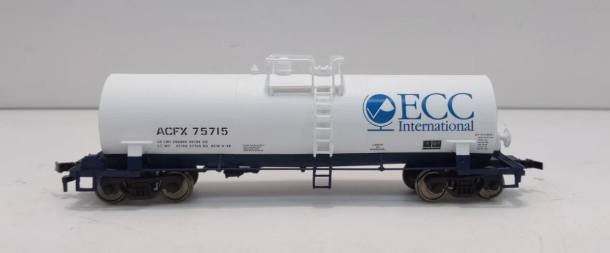 Atlas 1705-4 HO ECC International ACFX Kaolin Tank Car #75715 LN/Box - Image 2