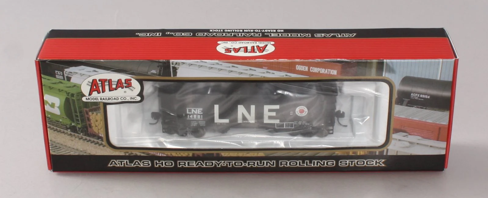 Atlas 1869-3 HO Scale L&NE 2 Bay Open Hopper #14881 MT/Box