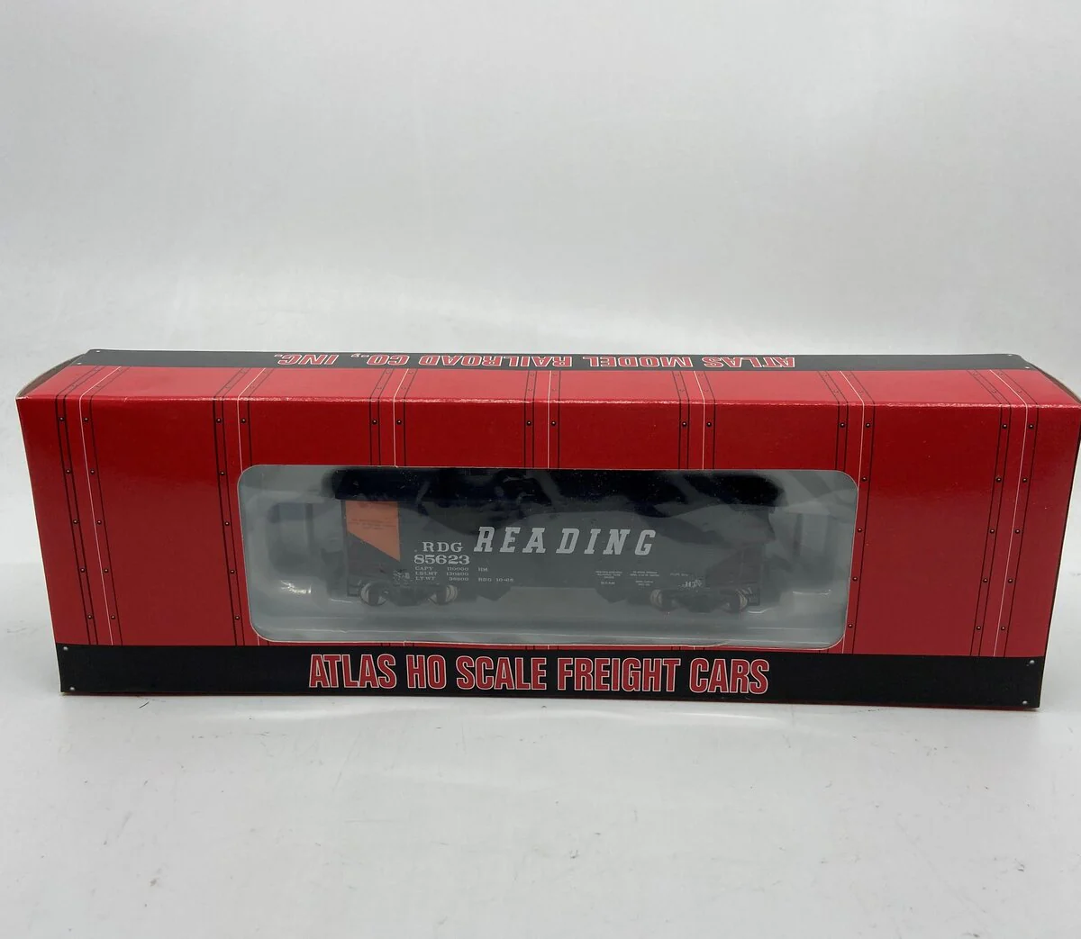 Atlas 1870-2 HO Scale Reading (Stone) 2 Bay Offset Side Hopper #85623 LN/Box