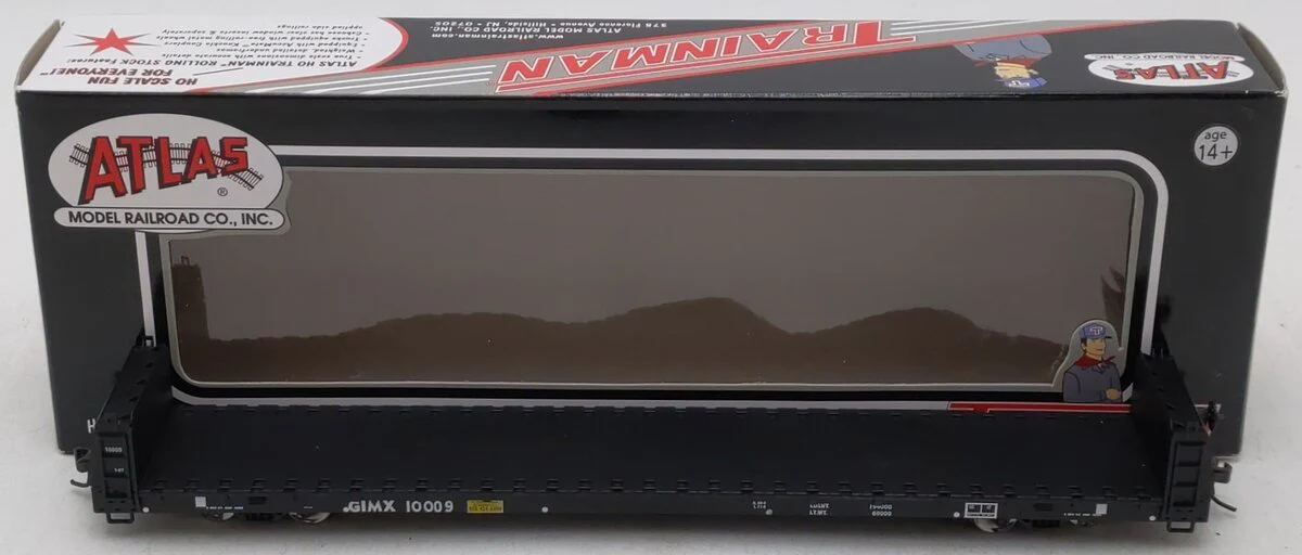 Atlas 20000616 HO Scale GATX Corporation Flatcar #10009 LN/Box