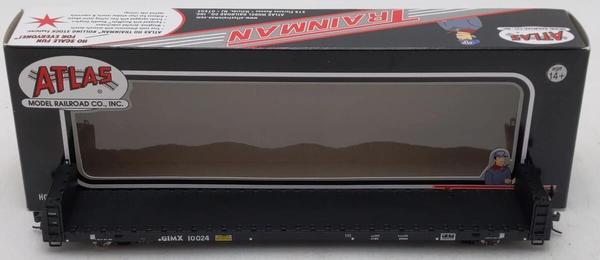 Atlas 20000617 HO Scale GATX Corporation Flatcar #10024 LN/Box