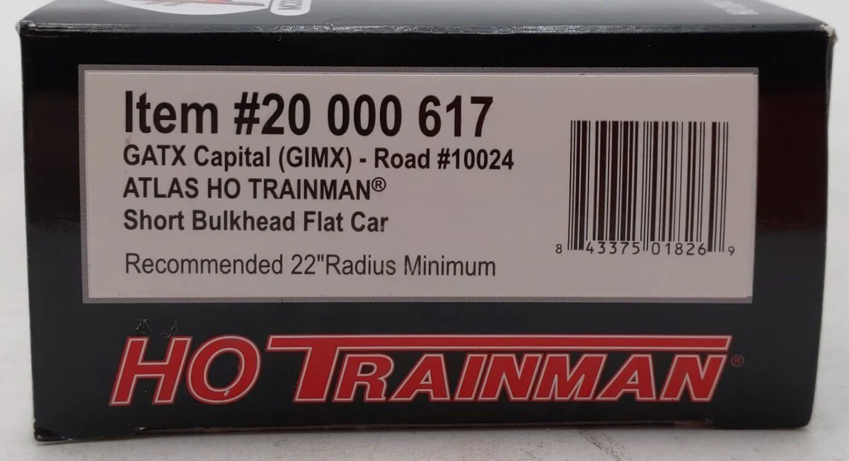 Atlas 20000617 HO Scale GATX Corporation Flatcar #10024 LN/Box - Image 8