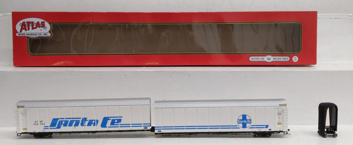 ATLAS 20005831 HO Scale Santa Fe Articulated Auto Carrier #700782 LN/Box