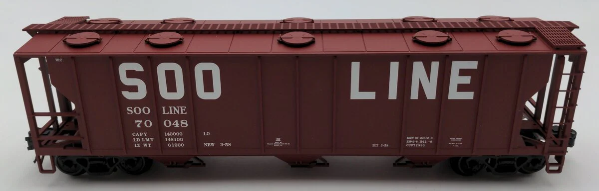 Atlas 2002511 O Trainman SOO Line Covered Hopper #70048 - Image 3
