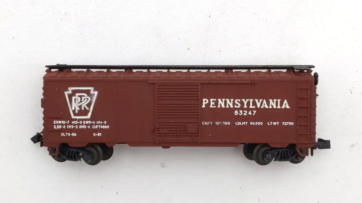Atlas 2202 N Scale Pennsylvania Railroad 41' Boxcar #83247 LN/Box - Image 2