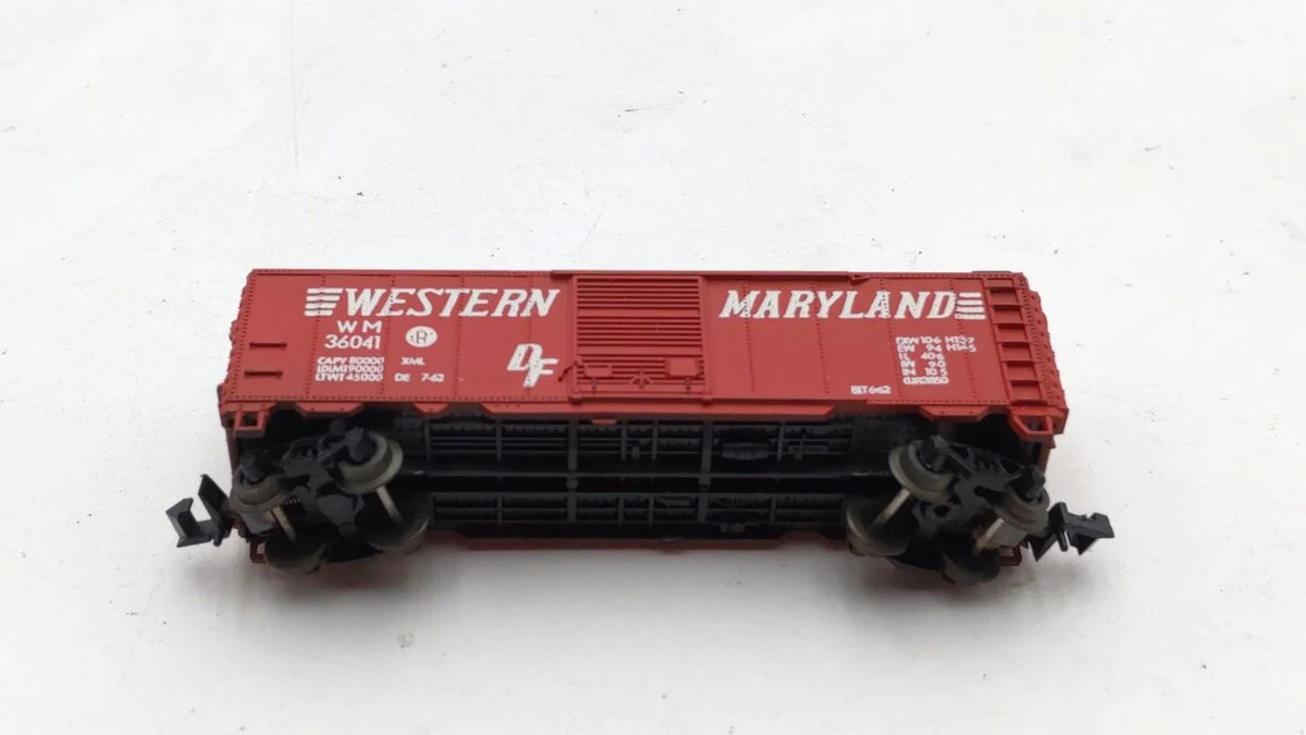 Atlas 2205 N Scale Western Maryland 41' Box Car #36041 LN - Image 2