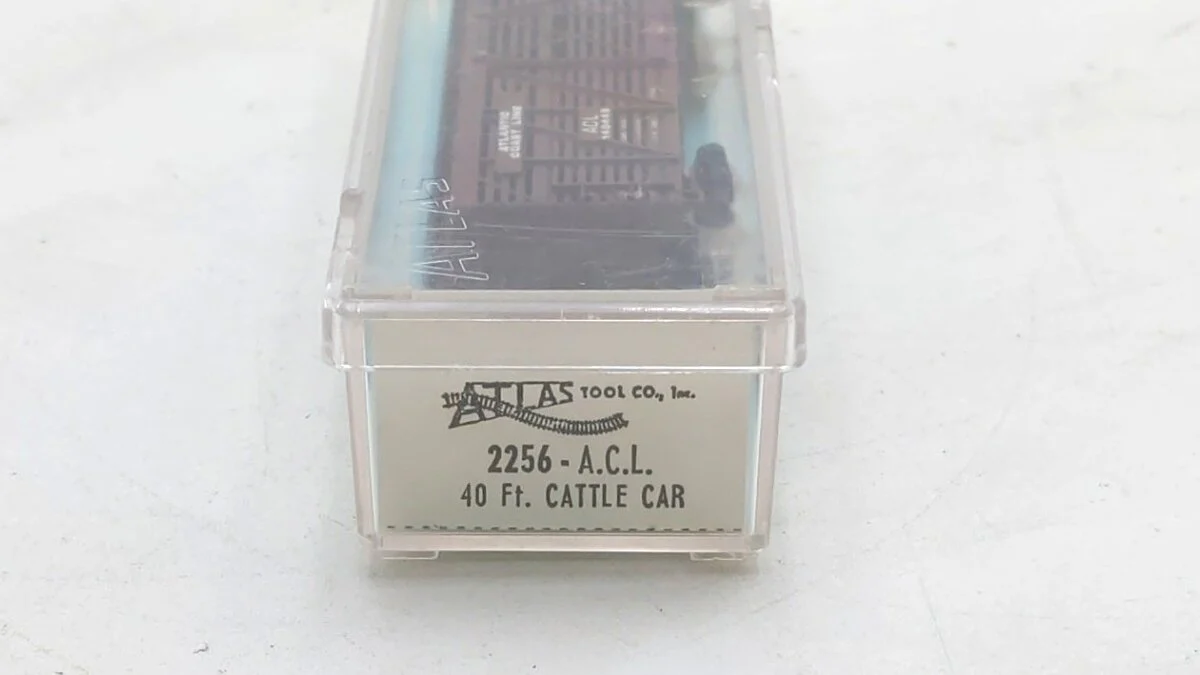 Atlas 2256 N Scale Atlantic Coast Line 40' Cattle Car #140448 LN/Box - Image 2