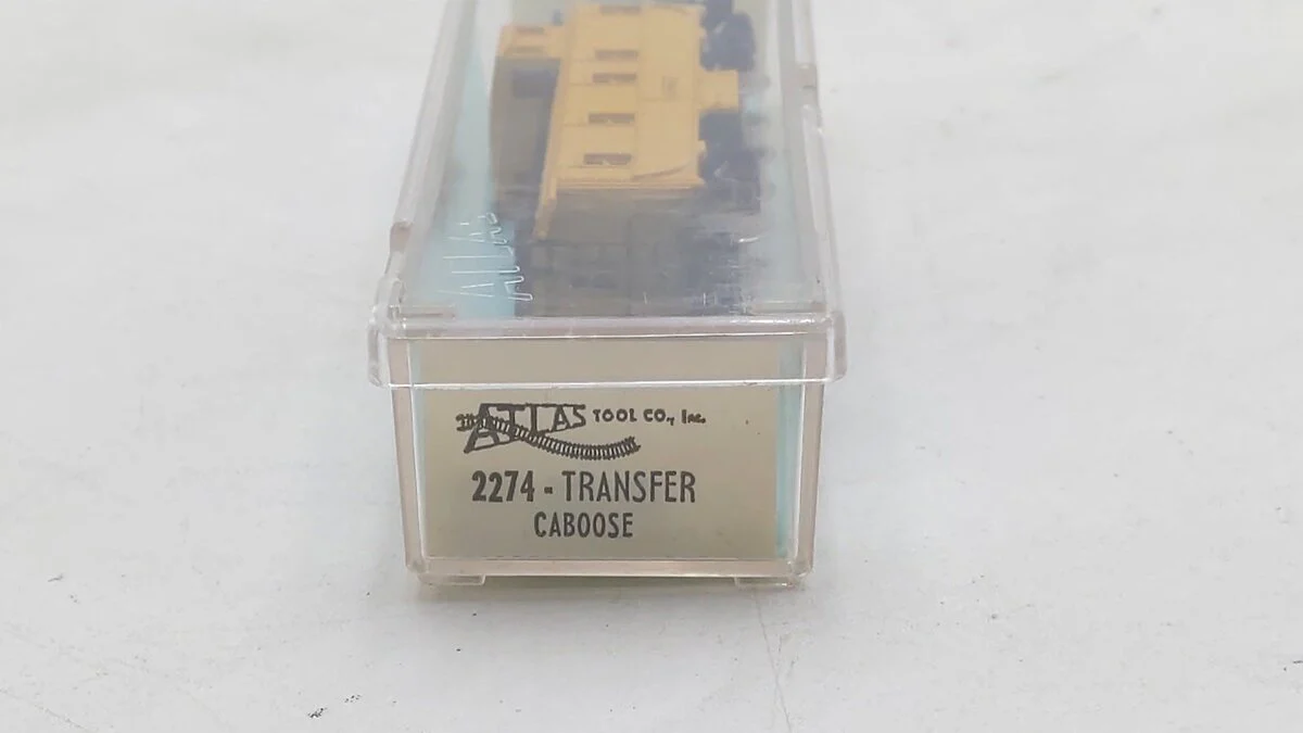 Atlas 2274 N Scale Transfer Caboose #45653 - Custom/Box - Image 2